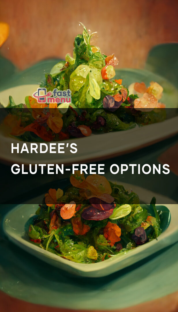 Hardee's GlutenFree Options Fast Menu