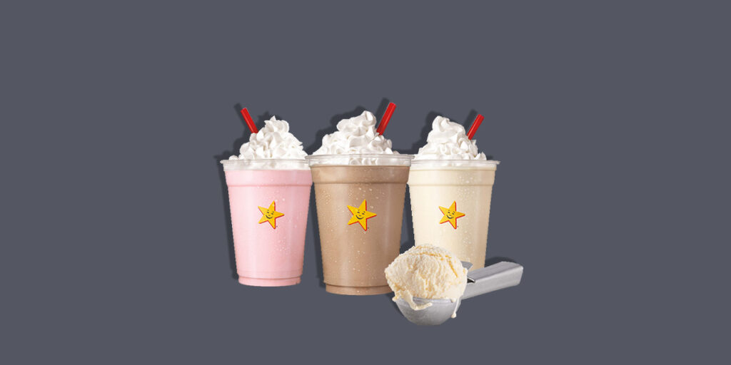 Ice Cream Shakes Hardee's