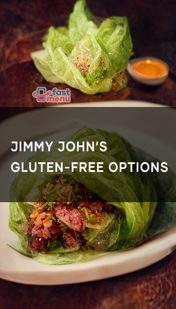 Jimmy John's GlutenFree Options Fast Menu