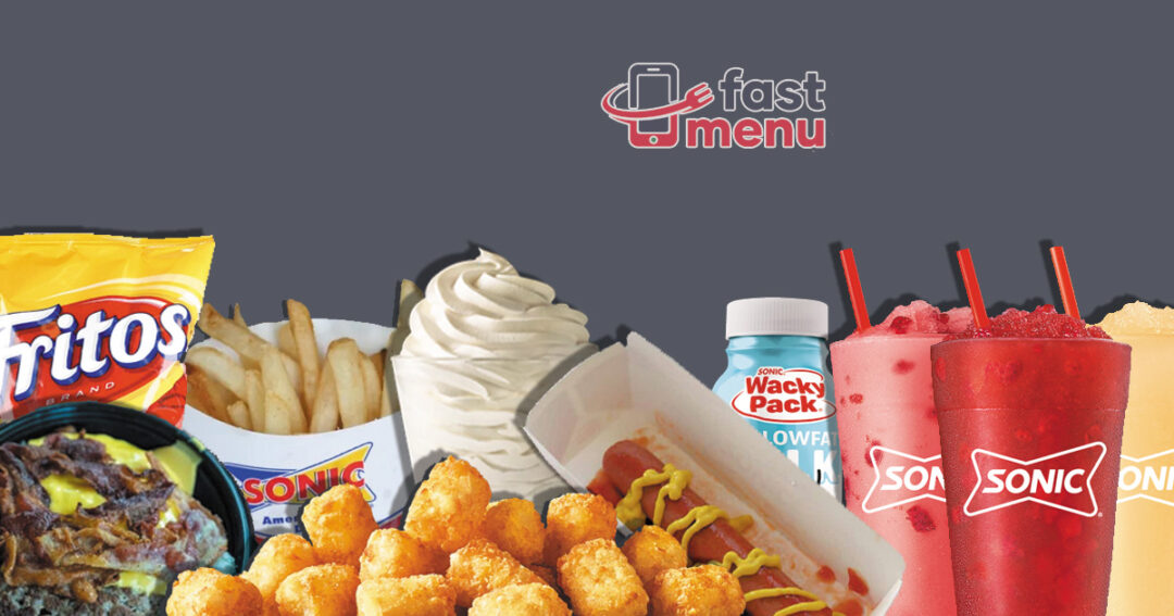 Sonic GlutenFree Options Fast Menu