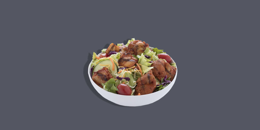 Roasted Chicken Bites Salad
