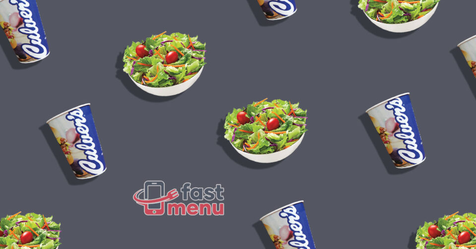 Culver's Keto Options Fast Menu