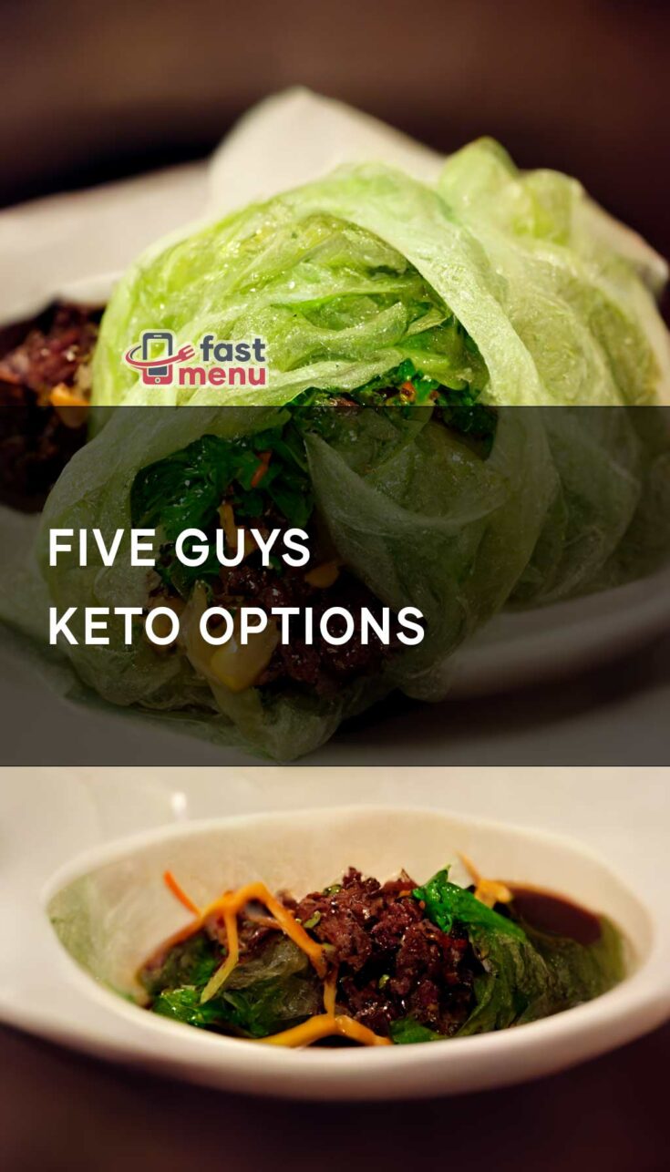 Five Guys Keto Options Fast Menu 7671