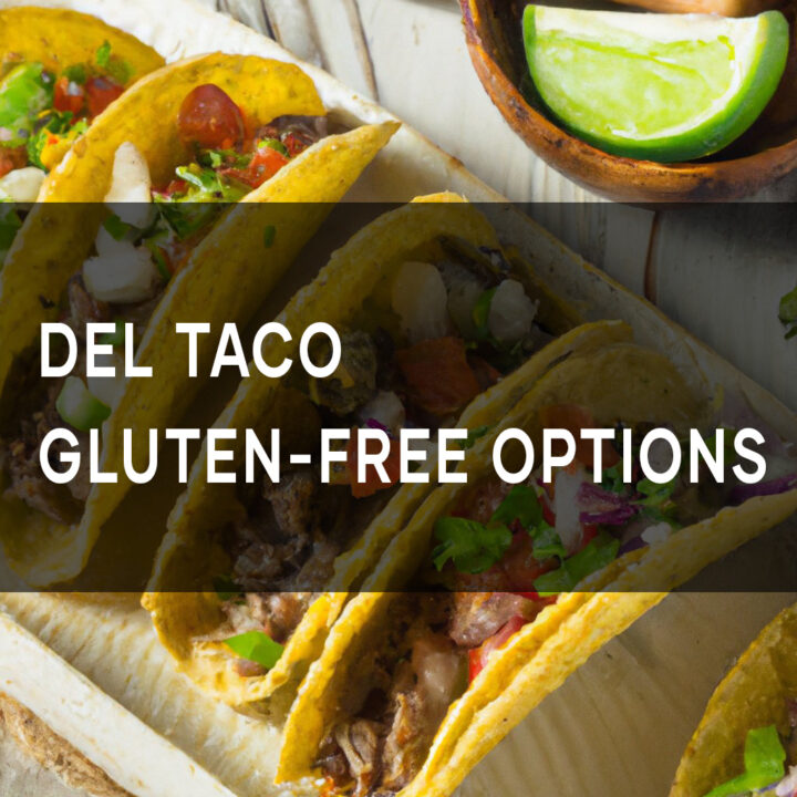 Del Taco gluten-free options